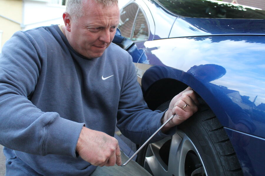 Dent removal work by Dentbuster