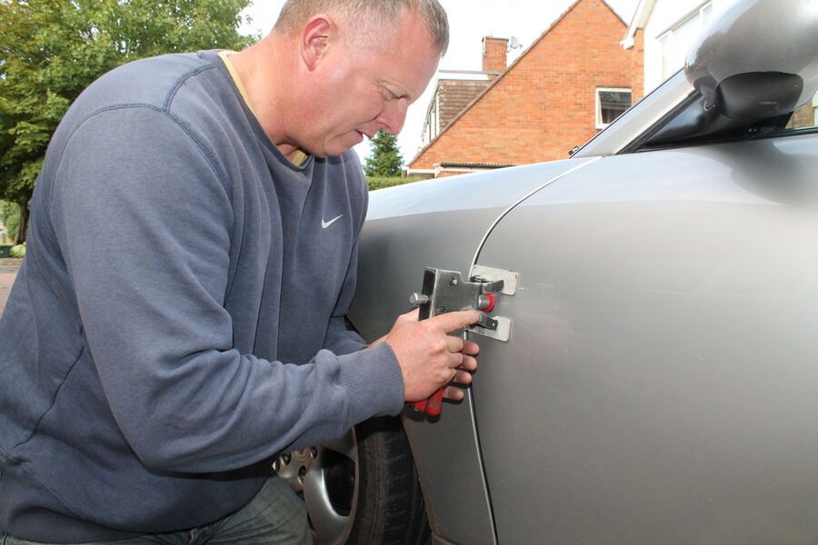 Dent removal work by Dentbuster