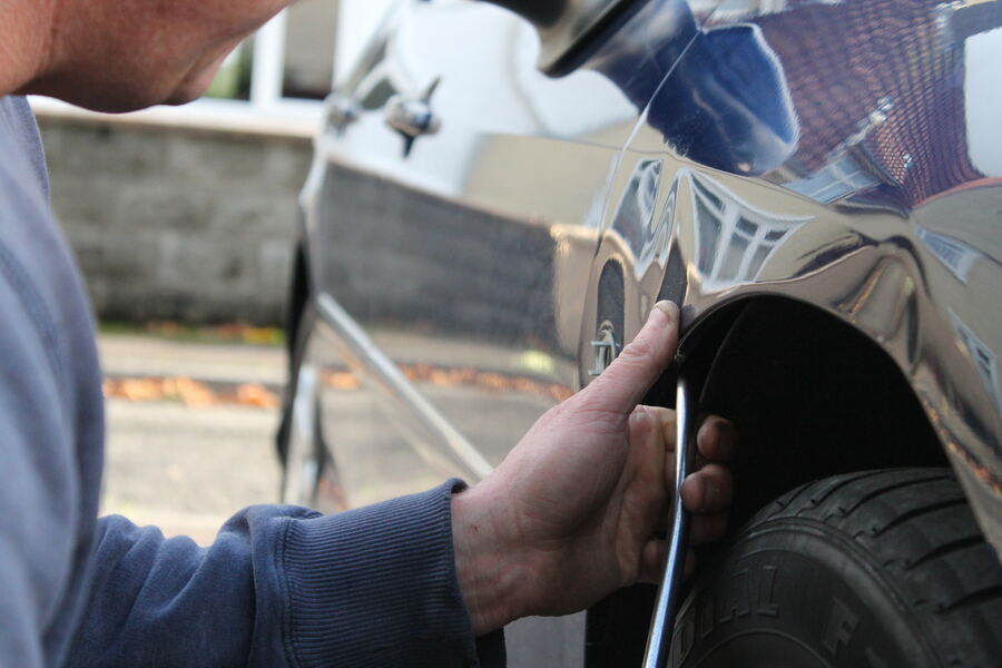 Dent removal work by Dentbuster